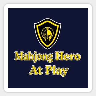 Mahjong Hero At Play_mahjong shield Magnet